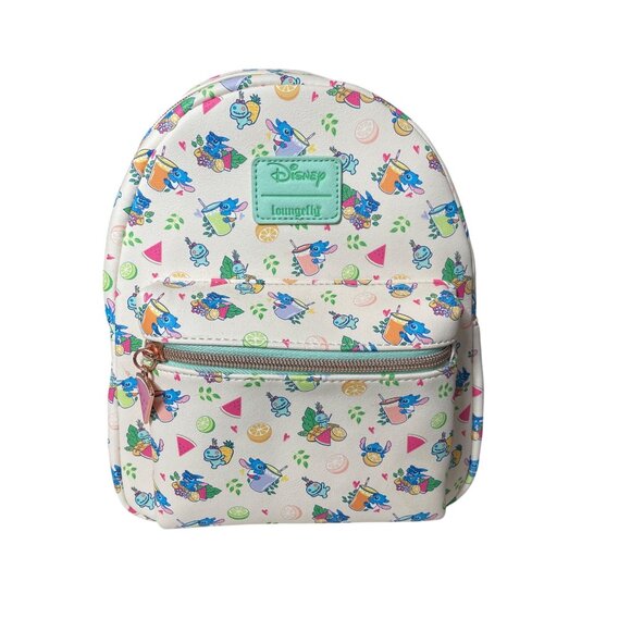 Disney Loungefly Stitch Tropical Mini Backpack - Picture 1 of 7